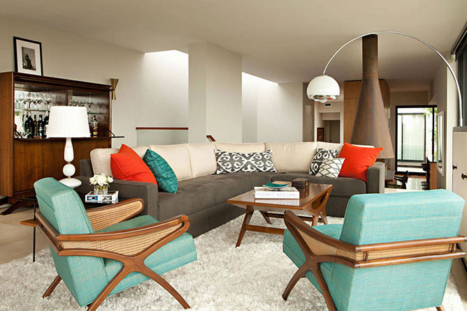 Play with bright colors in your interior