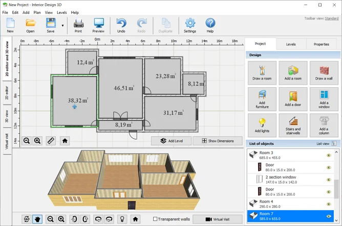Create your home layout