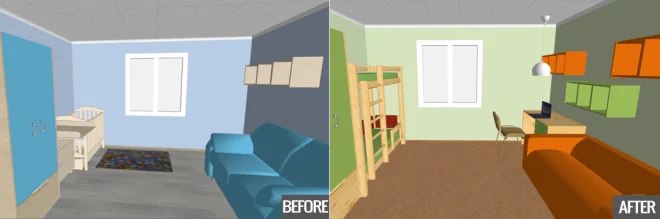 Nursery remodeling examples