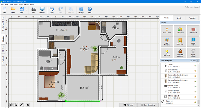 Choose room shape