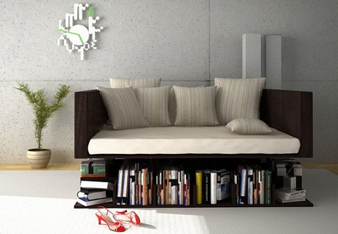 Use the furniture that serves multiple purposes