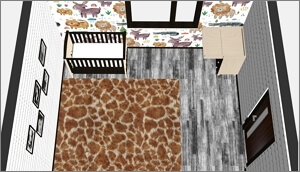 Nursery for a baby boy