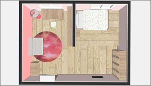 Teenage girl nursery