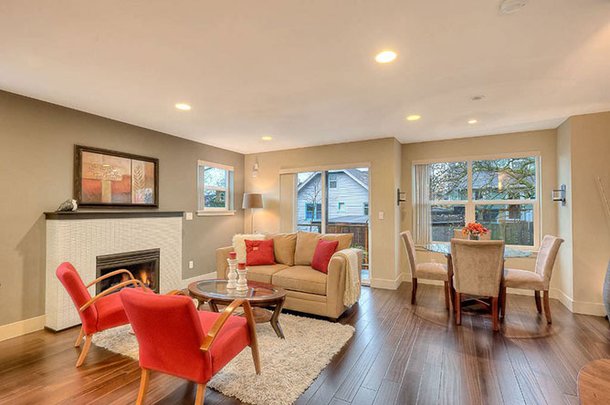 Rearrange furniture items in your house
