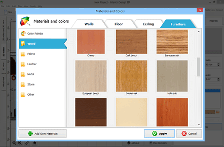 Pick materials